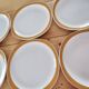 Set of 6 porcelain plates Sarreguemines