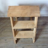 Step ladder 3 steps in solid wood