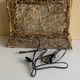 Vintage Wicker Table/ Floor Lamp