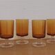 Lot 10 wine glasses Luminarc Cavalier amber