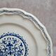 Flat plate Gien model Rouen blue – classic decor