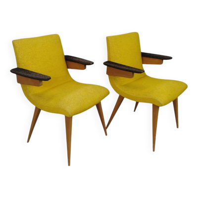 Duo Design de Fauteuils Scandinaves Vintage