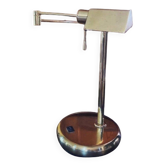 Relco Milan Italy table lamp with articulated brass arm by Gianfranco Frattini, 1970s