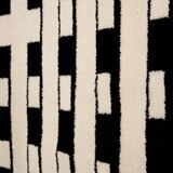 Marcello Morandini carpet kinetic art tufted wool 1989