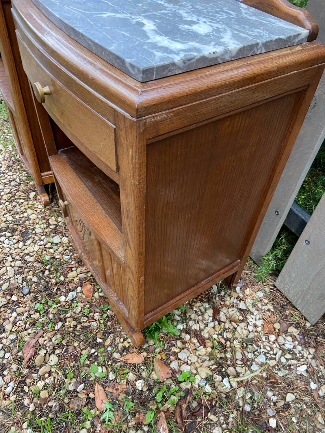 Pair of art deco bedside tables
