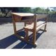 Old double school desk