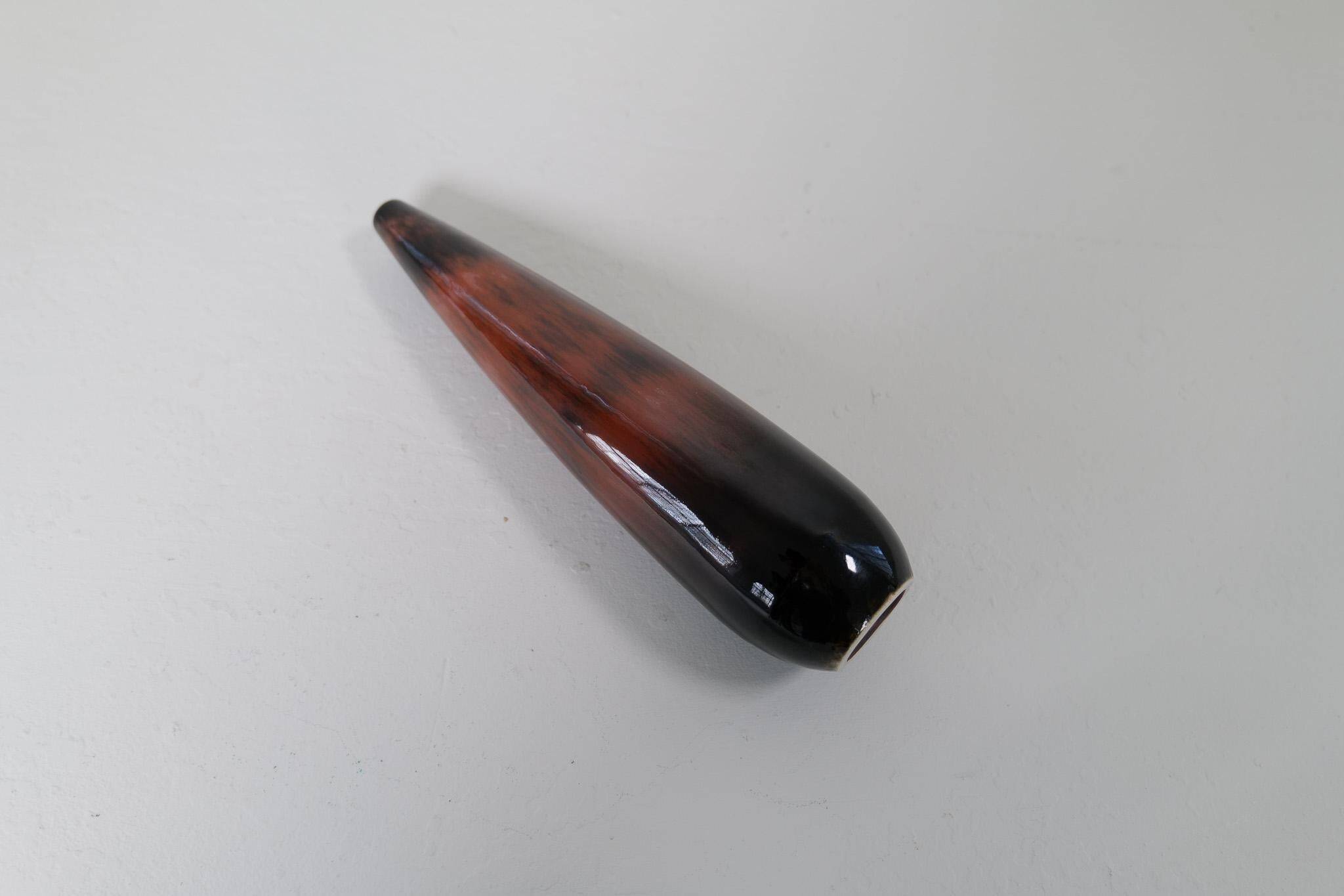 Modern stoneware vase from the mid-century Rörstrand Carl Harry Stålhane, Sweden, 1950s.