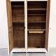 Antique white-painted wardrobe – 3 doors
