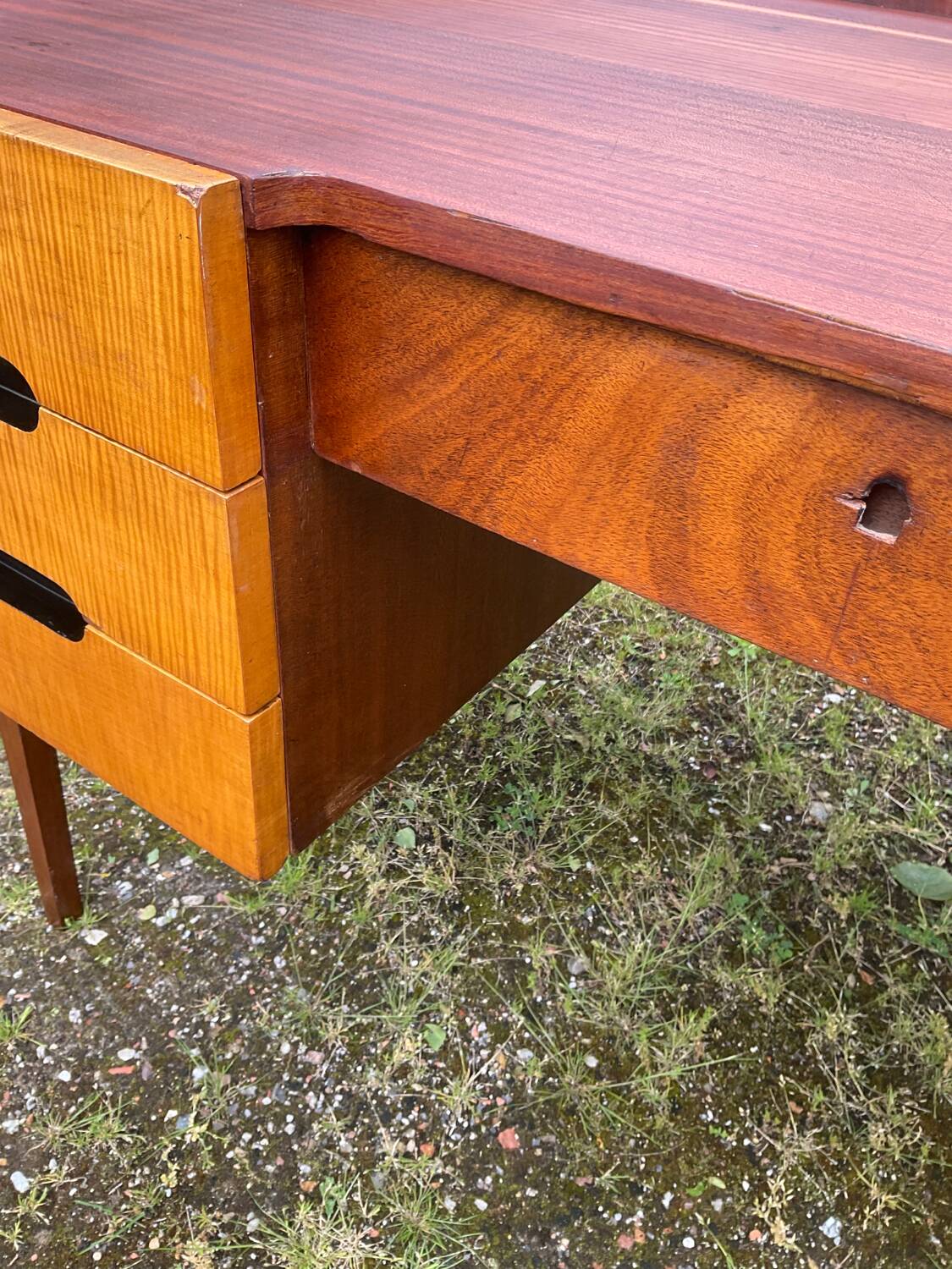 Scandinavian teak desk from the 60s
