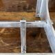 Wall-mounted coat rack aluminium — Industrial railway style — Vintage