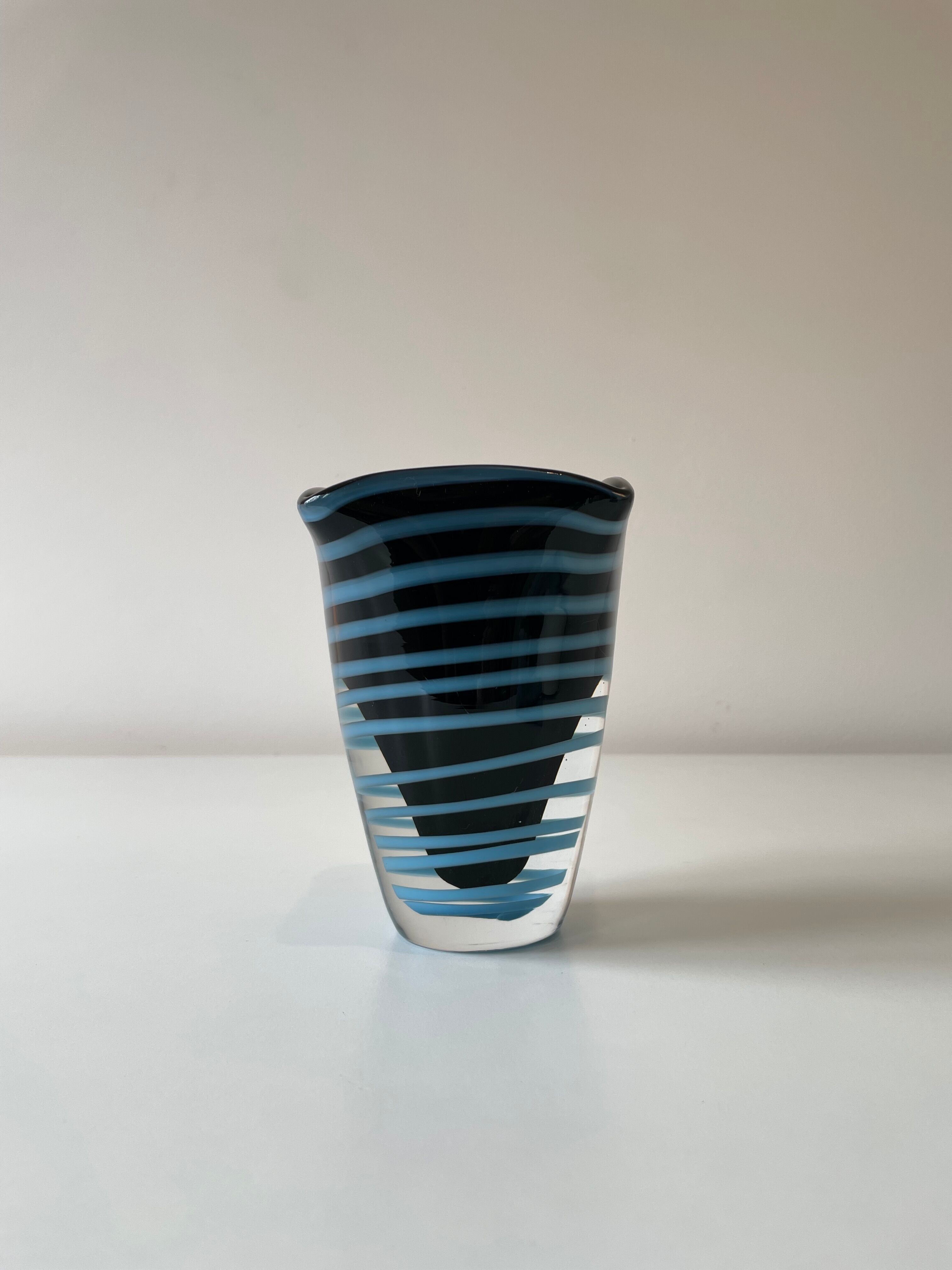 Sommerso vase, Murano, mid-20th century