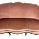 Baroque vintage rose sofa / three-seater / sofa