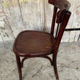 Chaise bistrot ancienne bois dossier courbé vintage