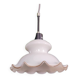 Vintage opaline pendant light