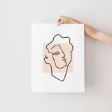 Poster A3-Apollo beige-29.7 cm x 42 cm
