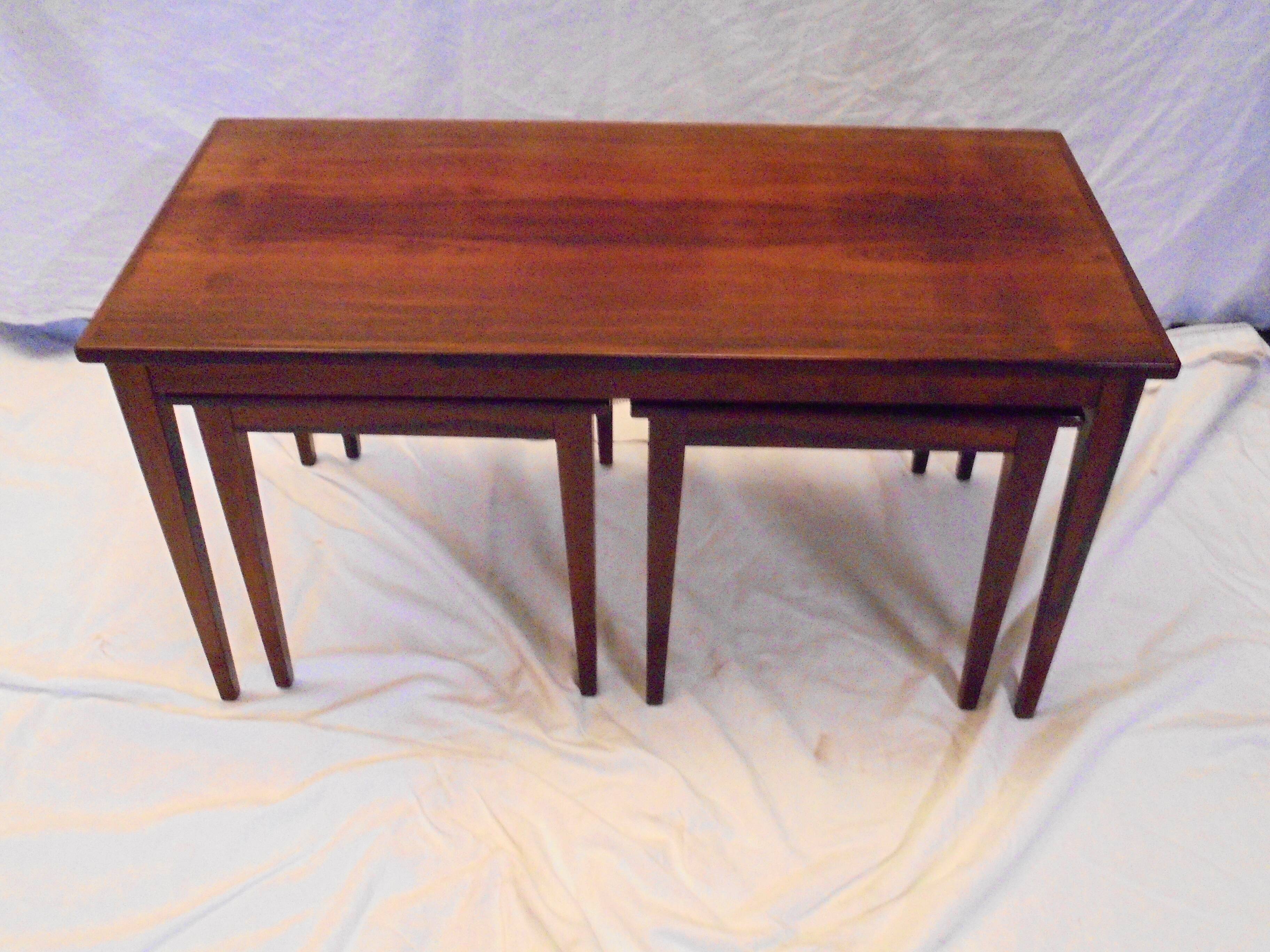 Danish rosewood nesting tables from the 60s edited by Kvalitet Funktion Form