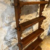 Old wooden shelf 1980 chalet decor