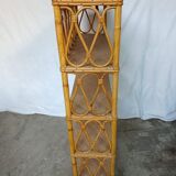 Vintage rattan shelf
