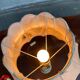Lampe onyx vintage vert et marron