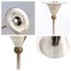 Pair of candlesticks | Steel and brass | Postmodern 1980s