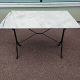 Bistro table in marble from a Parisian brasserie