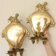 Pair Of Mid Century Swedish Brass Sconces