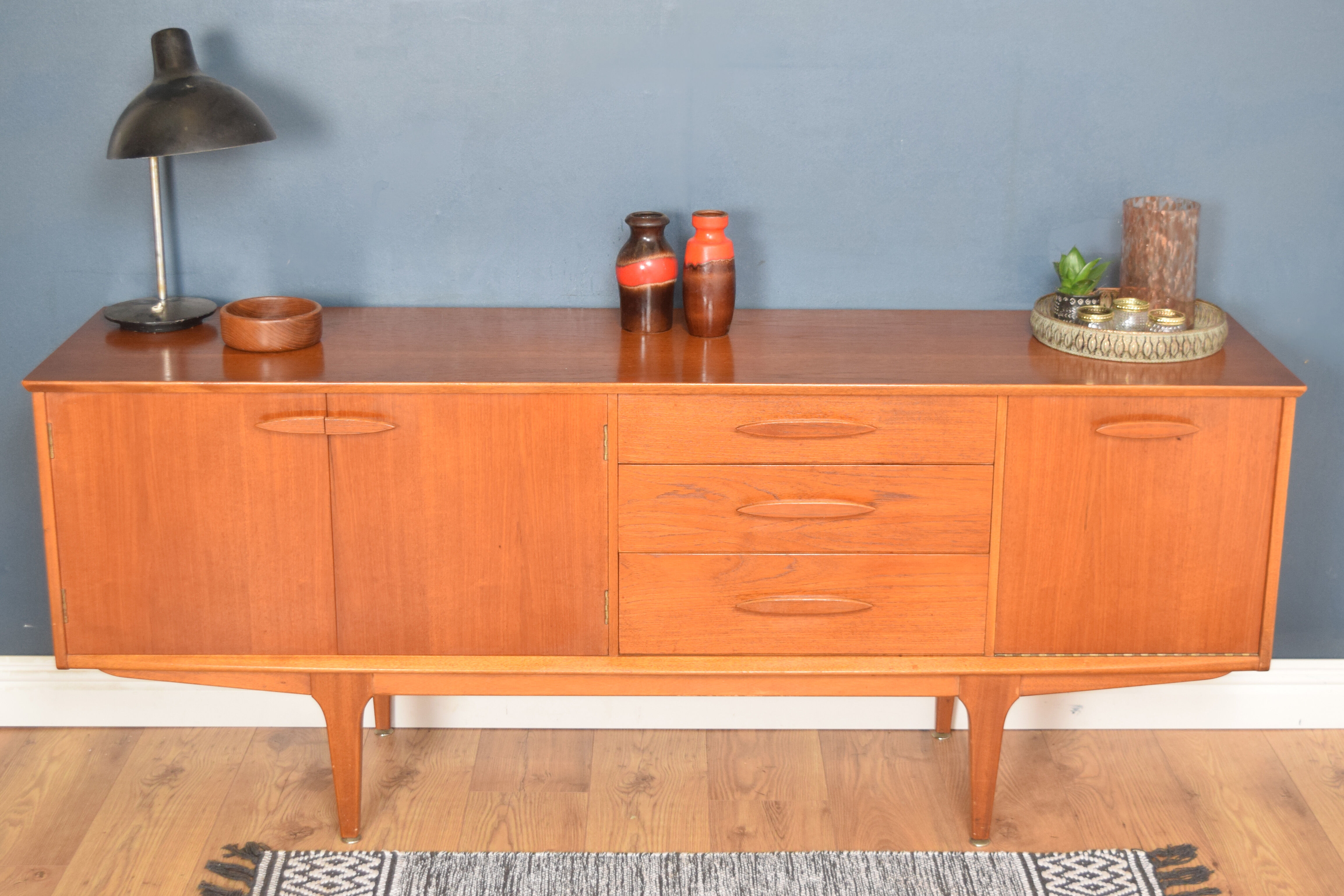 Restored Retro Teak 1960s Jentique Sideboard