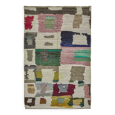 Handwoven Turkish Recycled Boho Rug 202 cm x 316 cm