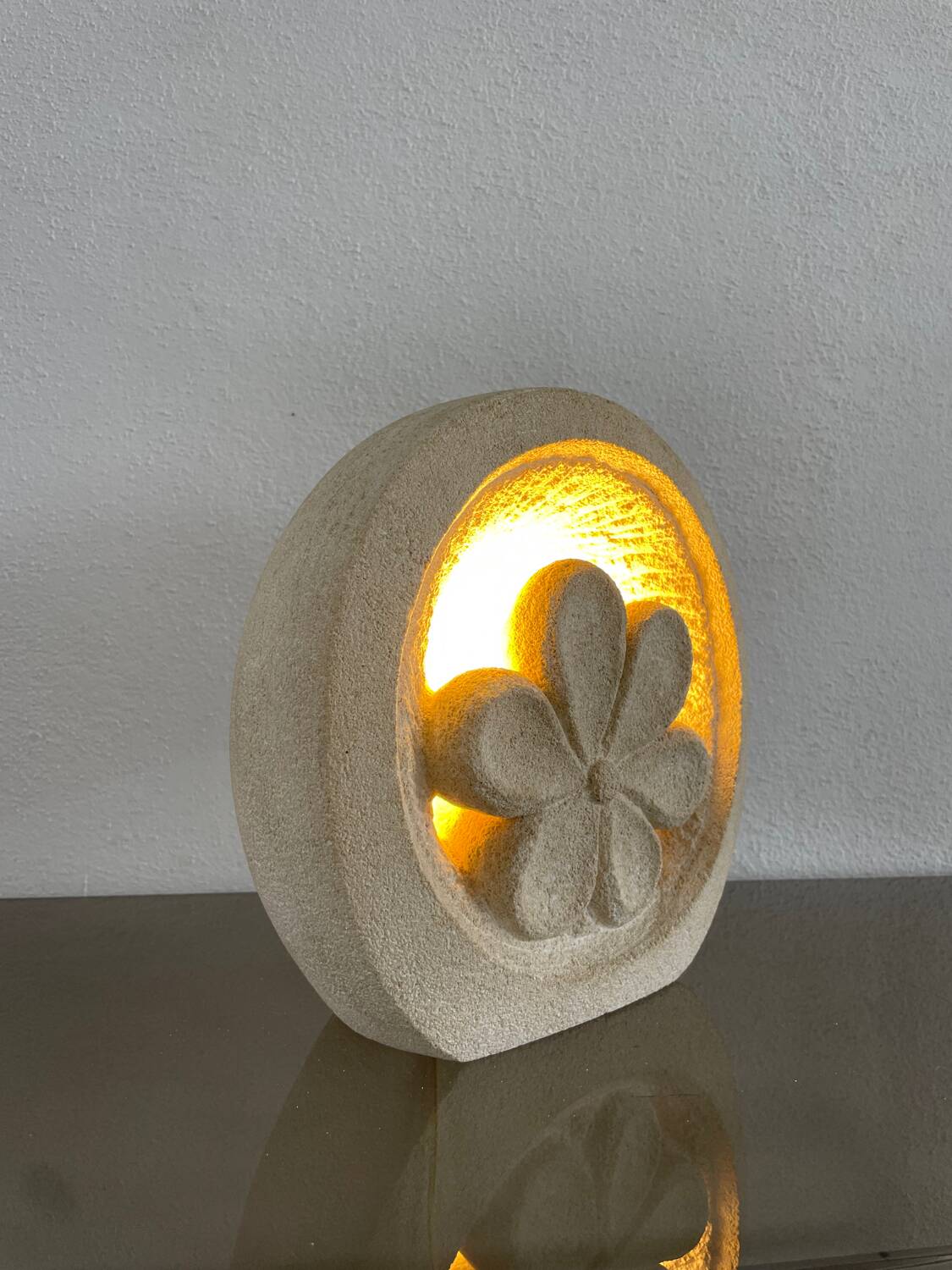 Arsène Galisson stone lamp