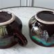 Duo of ceramic lunches Vallauris 70s