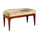 Tabouret "repose-pied" en acajou, Suède, 1950