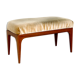 Tabouret "repose-pied" en acajou, Suède, 1950