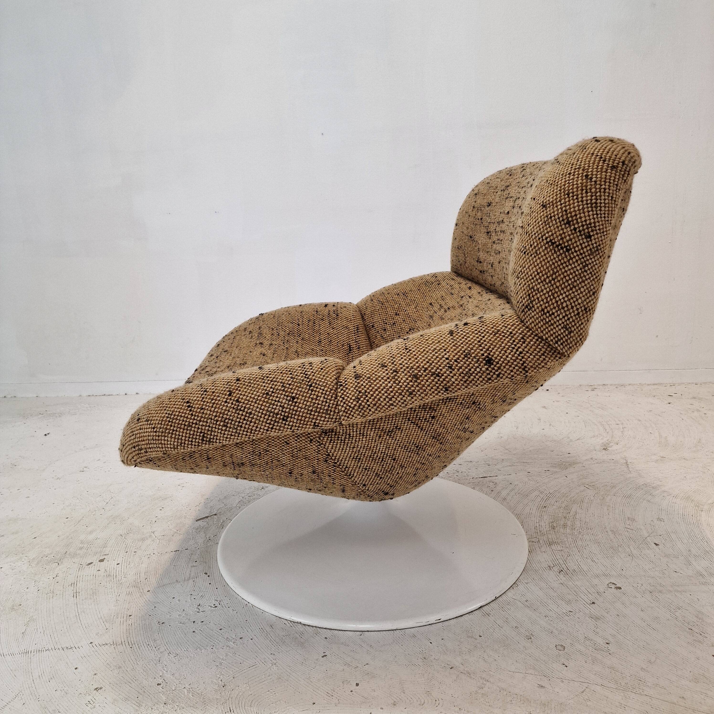 Midcentury F518 Lounge Chair by Geoffrey Harcourt for Artifort, 1970s