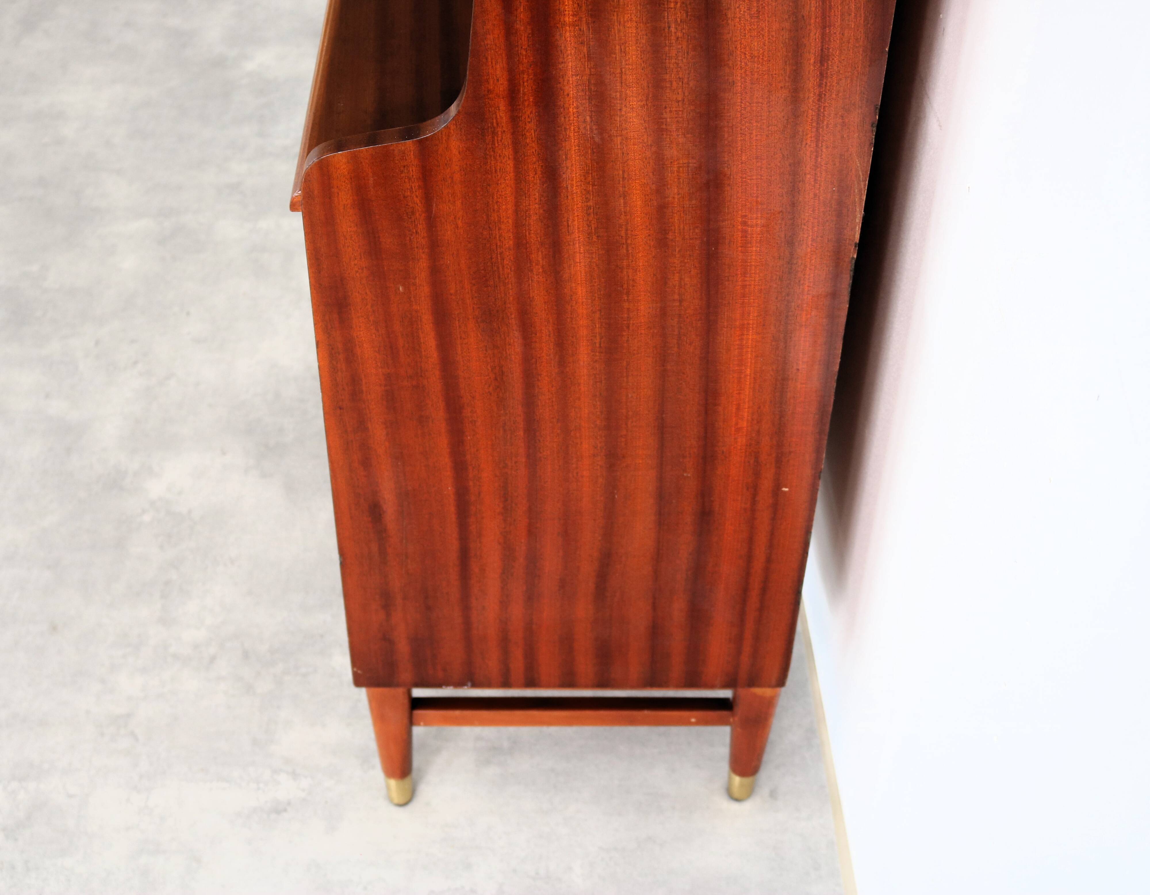 Vintage secretary | wall cupboard | 60s | sweden