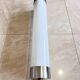 XXL big chrome and milk glass Bauhaus / functionalist wall lamp - 1930s
