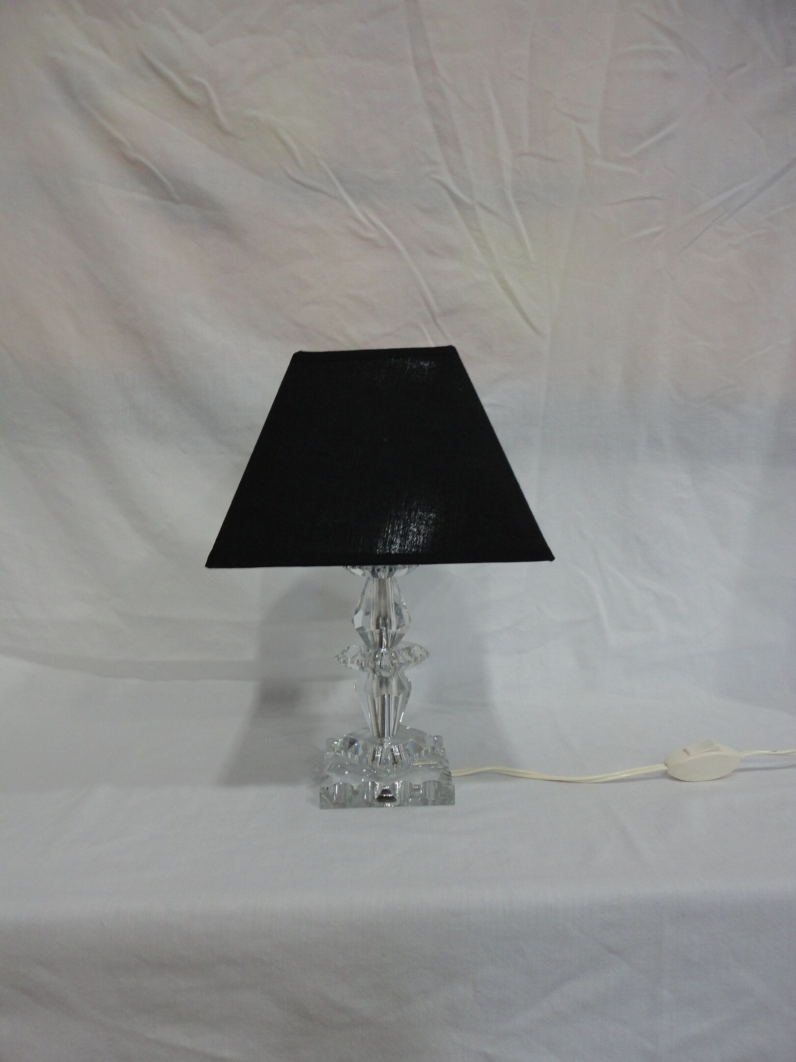 Lamp vintage cut glass