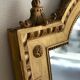 Antique napoleon mirror lll gilded pediment with rare gold leaf 103x182cm