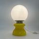 Vintage yellow opaline glass made in italy,60s