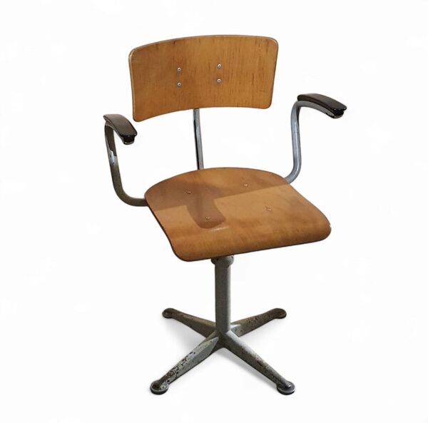 Chaise de studio avec accoudoirs Friso Kramer pour Ahrend Cirkel / années 1960
