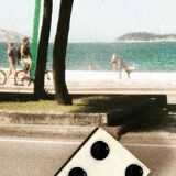 Dominos anciens bois corne