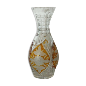 Vase en cristal de bohème - taille