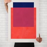 4 geometric art prints. Size (50x70cm)
