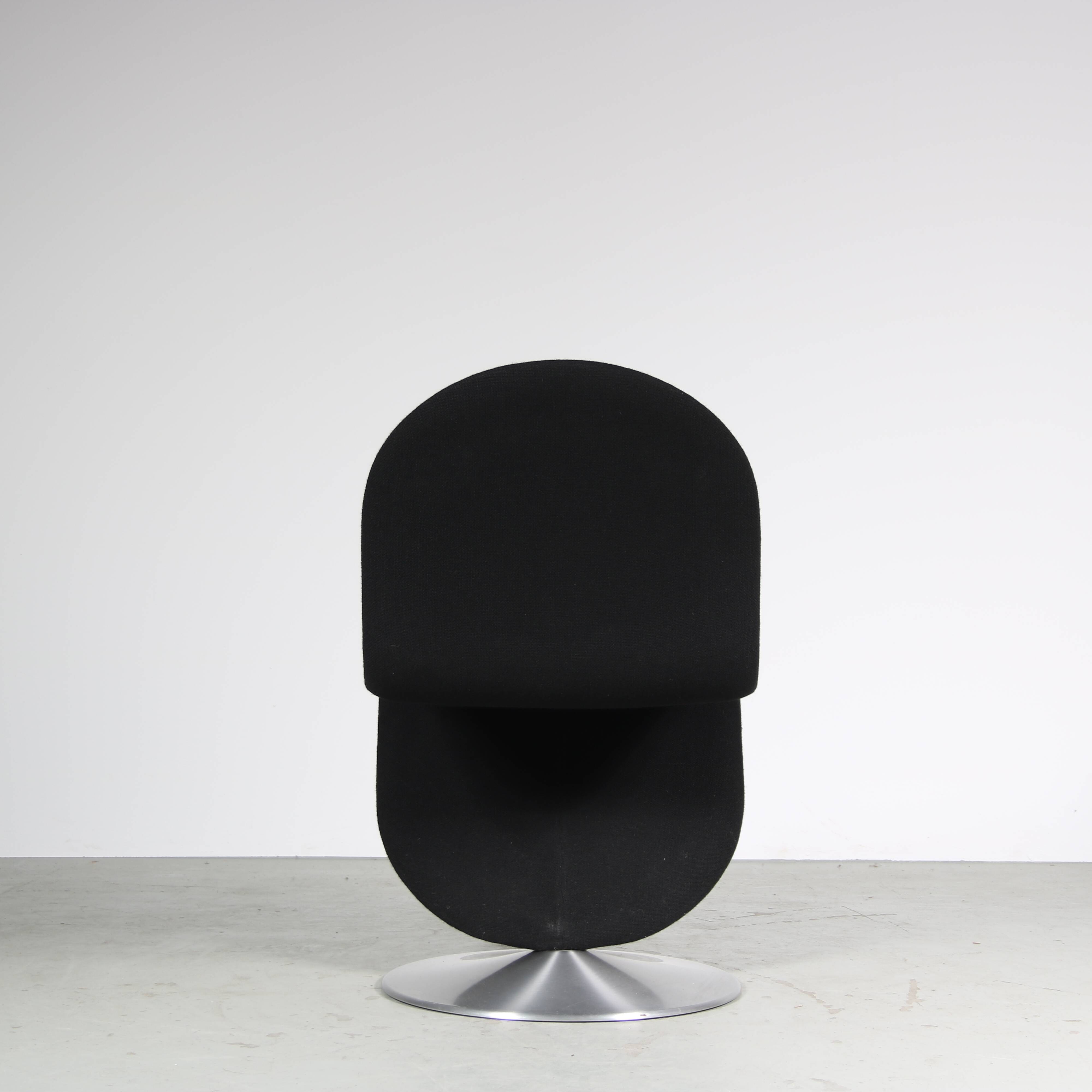 2020s Edition of 1970s 1-2-3 Chair by Verner Panton for VerPan, Denmark