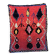 Tapis Marocain rouge - 152 x 193 cm