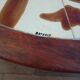 Ceramic coffee table and wood 1970 Raynaud