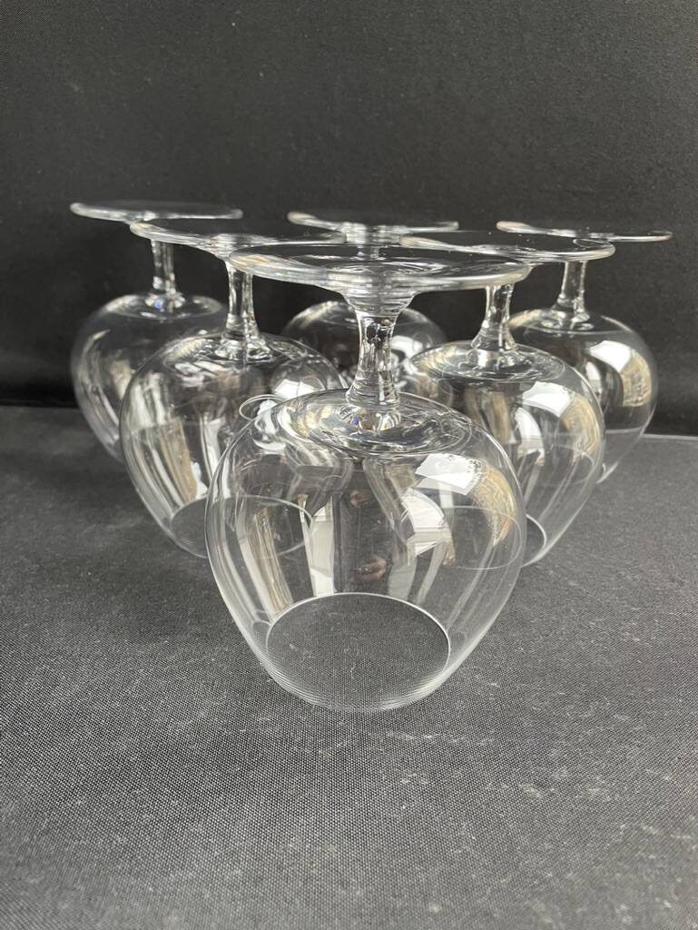 6 Cognac/Armagnac glasses stamped Baccarat Perfection service