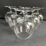 6 Verres à cognac/Armagnac estampillés Baccarat service Perfection