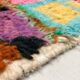 Moroccan Berber rug Boujaad with multicolored patterns 240x162cm