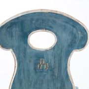 Chaise avec peinture florale vers 1900