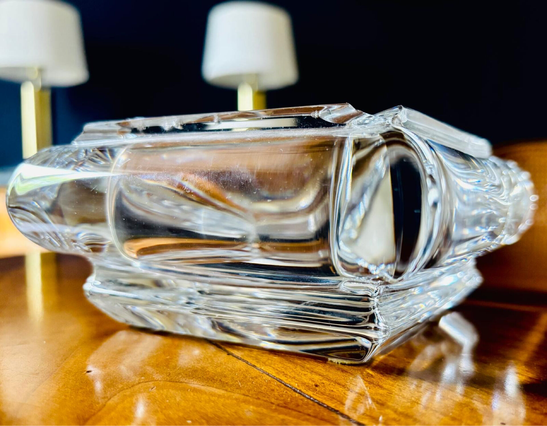 Vintage ashtray in Sèvres crystal